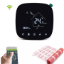 Calefacción por suelo radiante eléctrico Termostato programable semanal con pantalla táctil para habitaciones Wifi