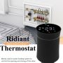 Electronic Room Thermostat Smart Programmable Radiator Thermostat for Water Heating System