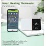 HVAC System Underfloor Heating Thermostat Smart Wifi Thermostat with Hidden LCD Negative Display