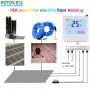Termostato de habitación certificado CE para sistema de calefacción de suelo Termostato Wifi inteligente con control de voz