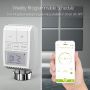 Controlador de temperatura del sistema de calefacción de agua Válvula de radiador termostática inteligente con pantalla LCD