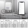 Termostato de radiador inteligente versión Bluetooth o Zigbee Actuador TRV programable semanal para sistema de calefacción