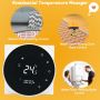 240Vac Smart Heating Thermostat Negative Display Modbus Programmable Underfloor Heating Thermostat