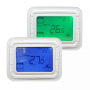 T6865 series 24Vac modo de calefacción / refrigeración / ventilación de control de la bobina del ventilador de doble Tubo gran termostato digital LCD