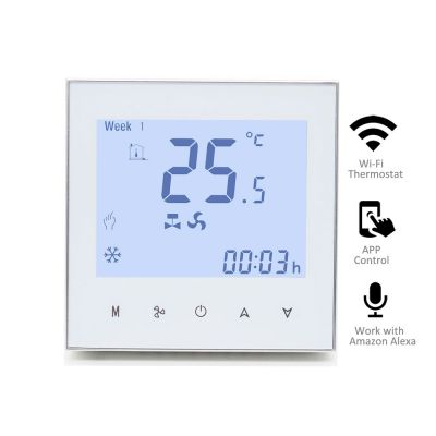 Smart voice control Fan Coil Thermostat with Remote Sensor/Key Card for Hotel