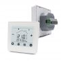 White Digital FCU Thermostat Smart Heating and Cooling Thermostat with Fire Retardant Material
