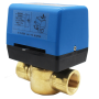 Válvula de control de modulación de latón de 3 vías Hotowell para sistema de agua fría/caliente