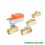 Brass material Motorized Ball Valves DN25 Motorized Valve for Heating Air-Conditioning