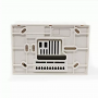  Termostato manual Fan Coil de montaje en superficie con pantalla LCD y sistema de 4 tubos con tarjeta HTW-31-F13-4KN