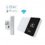 LCD Screen Thermostat embedded mounted heating and humidity Thermostat for shopping mall