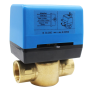 Electric 3-way Motorized Ball Valve Brass Motorized Control Actuator electric ball valves