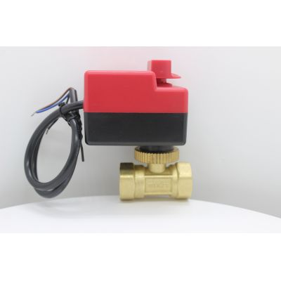 24V Three Way G3/4 Motorized Ball Valve high quality motorized valve chilling water/ hot water