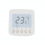Termostato digital inteligente Blanco Termostato Fan Coil de 3 velocidades con función de bloqueo de teclado