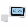  Hotowell Negro/Blanco Contacto Seco Opcional Inalámbrico Inteligente Wifi Termostato de Calefacción de Caldera HTW-WKT19-WF
