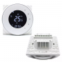 HTW-WF06-FC-4MN Termostato Modbus+Wifi 0-10V Moderno Termostato de ambiente redondo con pantalla táctil Fan Coil