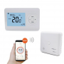 Surface-mounted Radio Thermostat Weekly Programmable Remote Control For Heating System HTW-WKT13-WF