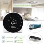 Negative Display 2 Pipe or 4 Pipe Smart Fan Coil Thermostat Room Thermostat with Optional Wifi Function
