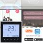 Hotowell WF01 Series Smart Thermostat Room Thermostat with Keycard and Optional External Sensor Function