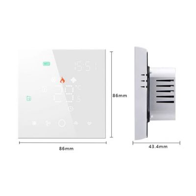 NA Screen Display Digital Touch Screen Wired Central Air Conditioner WiFi Room Temperature Controller Thermostat