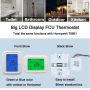 110Vac or 220Vac Room Thermostat Fan Coil Thermostat Temperature Controller with Remote Sensor