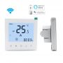 HTW-Wf11-FC Full Customization LCD Screen Fan Coil WiFi Room Thermostat Fan Speed Adjustable