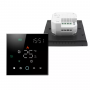 Termostato de calefacción Htw-Wf03 LED Matrix Light Display Termostato de control por voz para caldera de gas