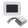 Horizontal Blue/Green Backlight 24VAC Honeywell T6865 Series Digital Fan Coil Thermostat