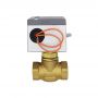 Turn on/off Heating/Chilling Water Room Temperature Controller Motorized Valve with Spring Return