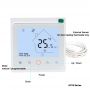 Carcasa única con pantalla táctil termostato digital de calefacción para el sistema de aire acondicionado