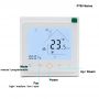 4 Pipe Fan Coil Thermostat Keycard Modbus Protocol Remote Control Room Thermostat