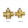 Fan Coil Unit Electric Actuator Check Valve 2 Way 3 Way Motorized Control Brass Water Valve