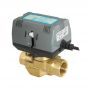 Fan Coil Unit Electric Actuator Check Valve 2 Way 3 Way Motorized Control Brass Water Valve