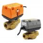 110Vac Personalizar Cubierta Naranja Válvula de Zona Motorizada de 2 Vías de Alta Calidad HTW-V61 Tamaño 1/2''-1''