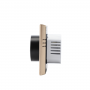 Humidity Display Brushed Sliver/Black/Gold WiFi Knob Smart Metallic Texture Heating Thermostat