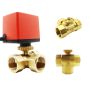 OEM Material Motorized Ball Valve Brass Valve for HVAC System