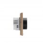 Brushed Back Panel Smart Heating Thermostat with Knob