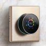 Brushed Back Panel Smart Heating Thermostat with Knob