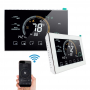 Remote Control Black/White/Brushed Sliver Design Heat Pump Thermostat Fahrenheit Display
