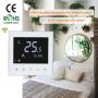 Termostato inteligente Termostato de ambiente Termostato de ventiloconvector Amplio voltaje Función de bloqueo para niños