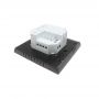 Metallic Sliver/Black/Champagne Rotary Screen Heating Smart Thermostat HTW-WF17