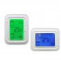 HVAC Digital Thermostat T6861 Halo Series Blue/Green Backlight Room Temperature Switch 