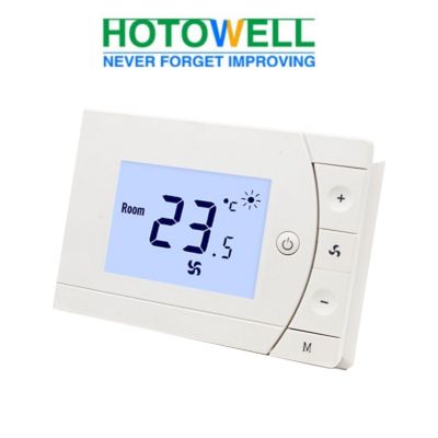 Air Conditioner Fan Coil Thermostat Touch Screen Digital Room Thermostat