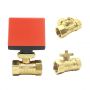 DN40 Motorized Valve 2 Way 3 Way Brass Ball Valve for HVAC System