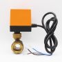 HVAC System Application Fan Coil Motorized Ball Valve with Electric Actuator & Brass Valve