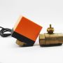HVAC System Application Fan Coil Motorized Ball Valve with Electric Actuator & Brass Valve