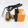 HVAC System Application Fan Coil Motorized Ball Valve with Electric Actuator & Brass Valve
