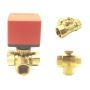 220V Brass Material Valve Electronic 3 Way Control Ball Valve