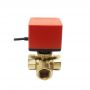 Side Outlet for 3 Way DN32 Synchronous Electric Operate Motor Brass Valve
