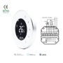 Hotowell WF06 Fan Coil Wifi Smart Programmable Touch Screen Thermostat For Room