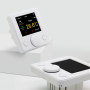 Hotowell WF71 Wifi BLE RGB colorido Fan Coil Temperatura ambiente Termostato de calefacción programable